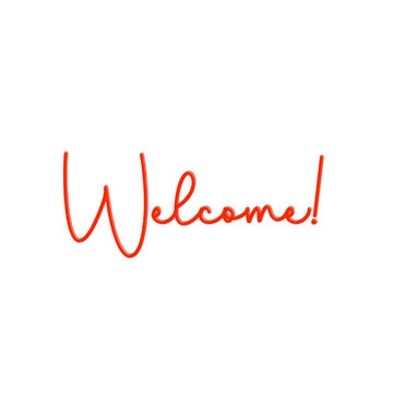 Free Welcome Calligraphy Clipart to Edit Online