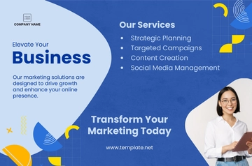 Free Marketing Banner Template to Edit Online