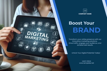 Free Digital Marketing Banner Template to Edit Online
