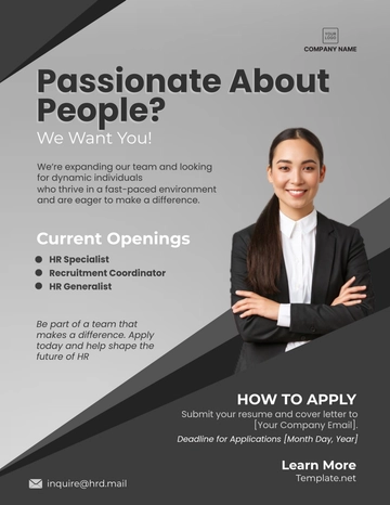 Free Creative Hiring Flyer Template to Edit Online