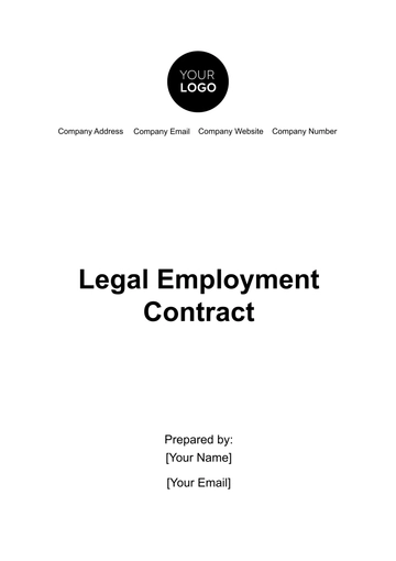 Free Legal Employment Contract Template to Edit Online
