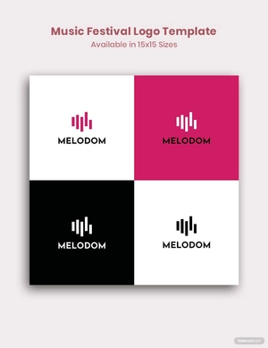 Music Festival Logo Template