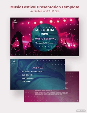 Music Festival Presentation Template