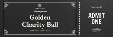 Free Invitation Ticket Template to Edit Online