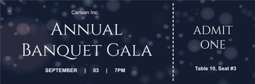 Free Aesthetic Banquet Ticket Template to Edit Online