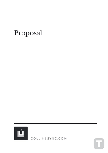 Free Simple Proposal Template to Edit Online