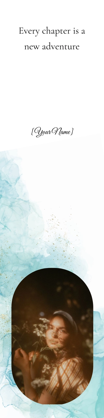 Free Elegant Bookmark Template to Edit Online
