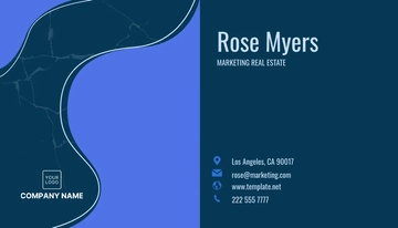 Free Marketing Real Estate Business Card Template to Edit Online