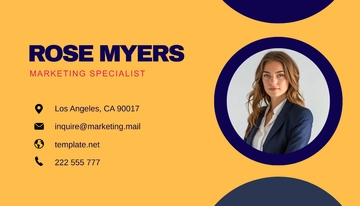 Free Marketing Modern Business Card Design Template to Edit Online