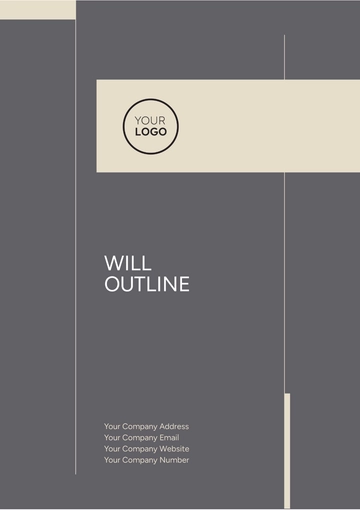 Free Will Outline Template to Edit Online