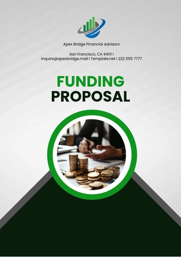 Free Funding Proposal Template to Edit Online