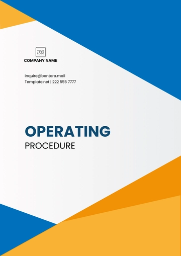 Free Standard Operating Procedure Template to Edit Online