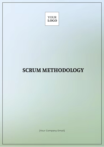 Free Scrum Methodology Template to Edit Online