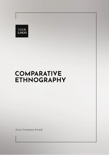 Free Comparative Ethnography Template to Edit Online