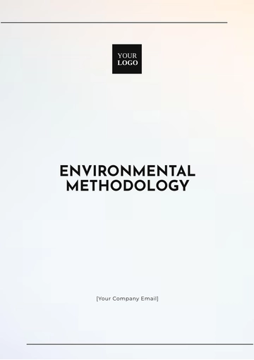 Free Environmental Methodology Template to Edit Online