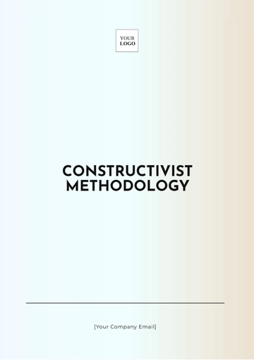 Free Constructivist Methodology Template to Edit Online