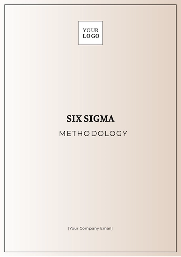 Free Six Sigma Methodology Template to Edit Online