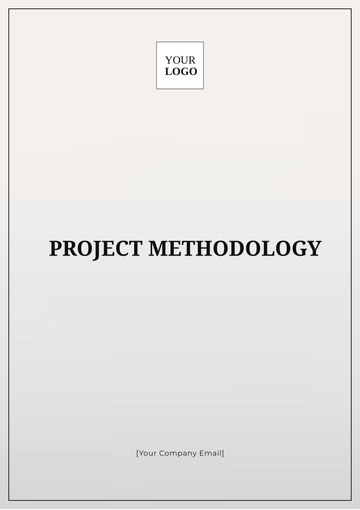 Free Project Methodology Template to Edit Online