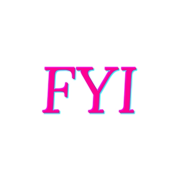 Free Colorful FYI Text to Edit Online