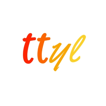 Free Colorful TTYL Text to Edit Online