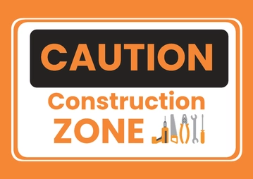 Free Construction Safety Sign Template to Edit Online