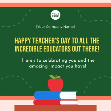 Free Teachers Day Template to Edit Online