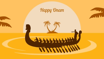 Free Onam Plain Background Template to Edit Online