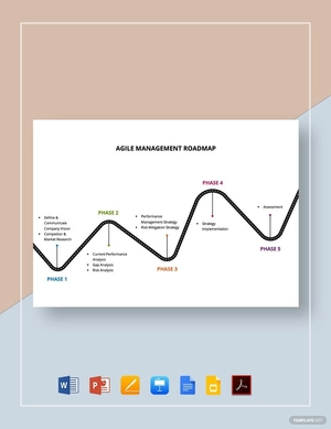 Agile Management Roadmap Template