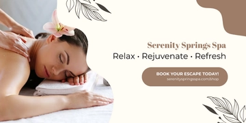 Free Spa X Post (Twitter) Template
