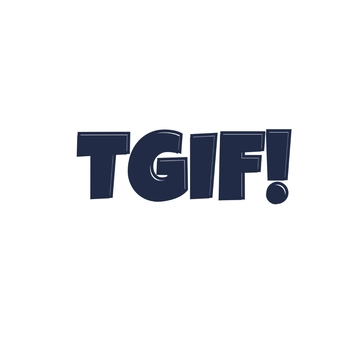 Free Simple TGIF Text to Edit Online