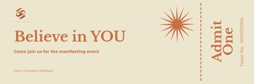 Free Sophisticated Tickets Template to Edit Online