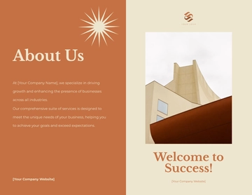Free Sophisticated Brochure Template to Edit Online