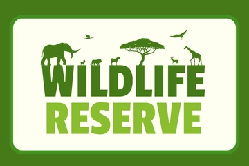 Free Wildlife Reserve Sign Template to Edit Online