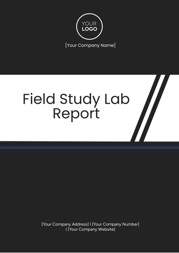 Free Field Study Lab Report Template to Edit Online