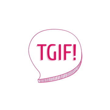 Free TGIF Typography Clipart to Edit Online