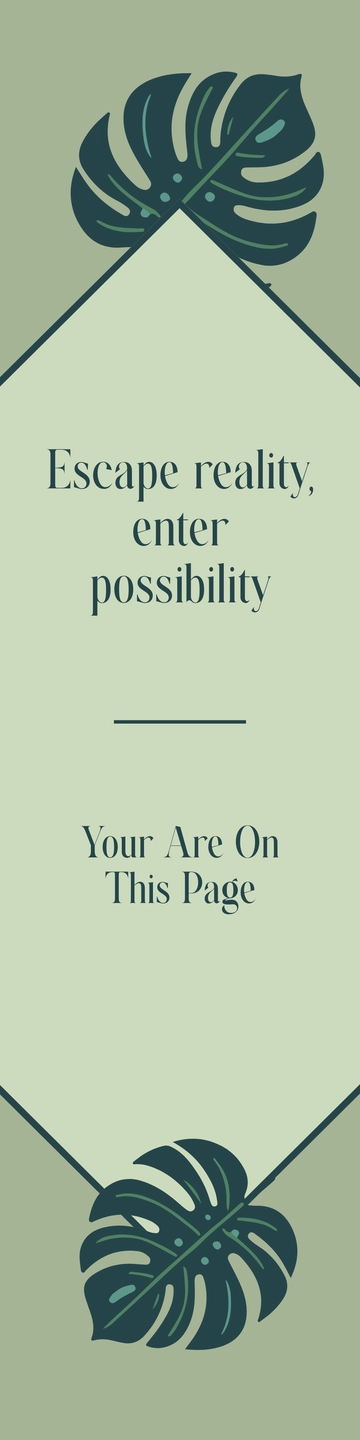 Free Printable Bookmark Template to Edit Online