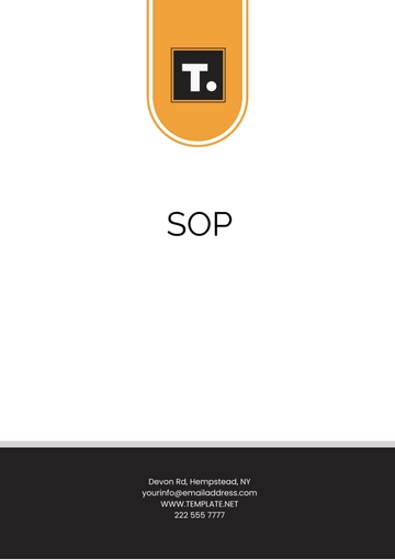 Free Simple SOP Format Template to Edit Online