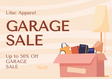 Free Garage Sale Sign Template to Edit Online
