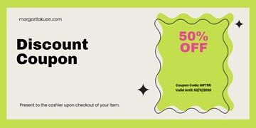 Free Modern Sale Coupon Template to Edit Online