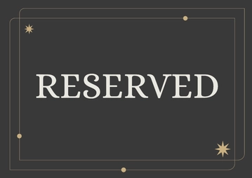 Free Reserved Sign Background Template to Edit Online