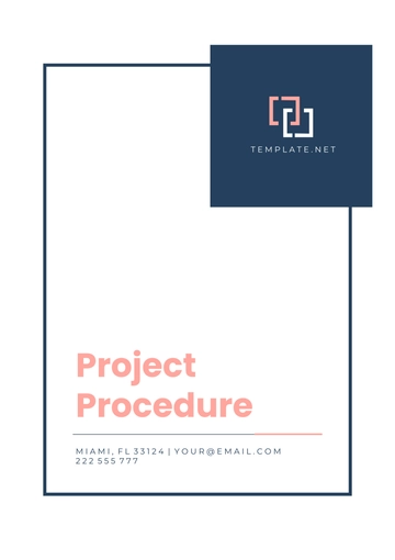 Free Project Procedure Template to Edit Online
