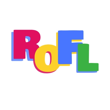 Free Colorful ROFL Text to Edit Online