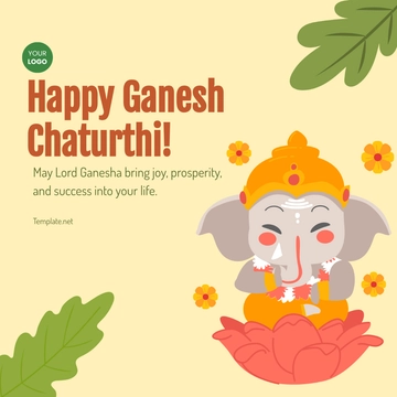 Free Ganesh Chaturthi Whatsapp Status Template to Edit Online