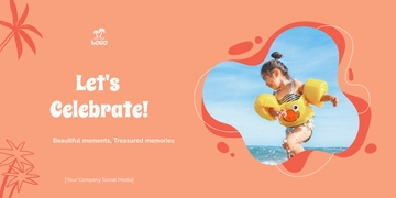 Free Tropical Twitter Post Template to Edit Online