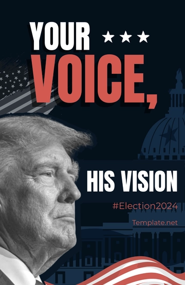 Free Donald Trump Campaign Template to Edit Online