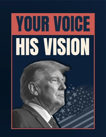 Free Trump T-Shirt Template to Edit Online