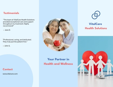 Free Healthcare Brochure Template to Edit Online