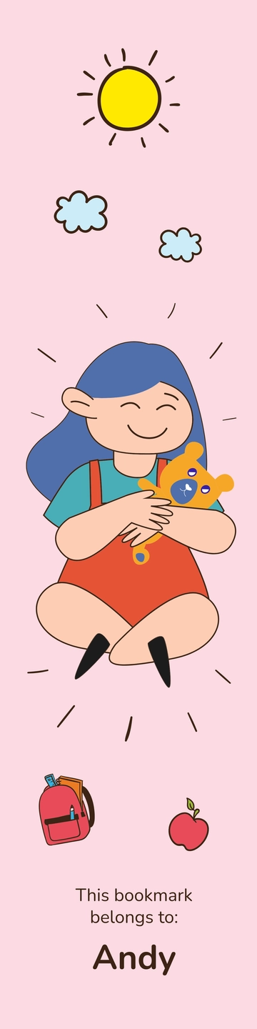 Free Kids Bookmark Template to Edit Online