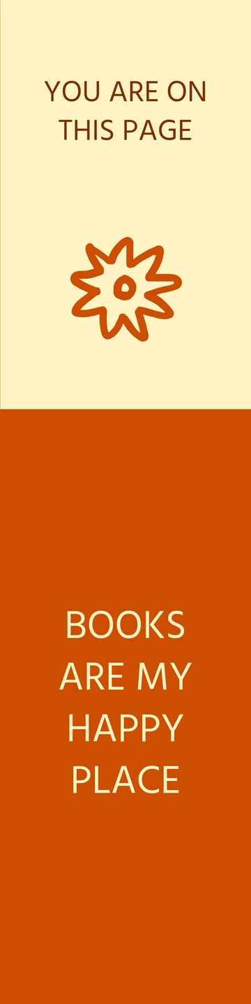 Free Flower Bookmark Template to Edit Online