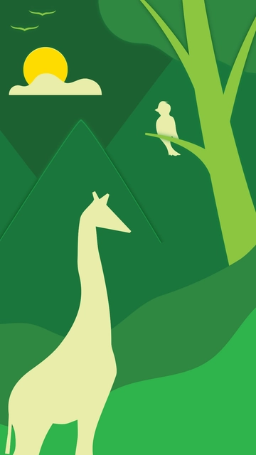 Free Green National Wildlife Day Wallpaper Template to Edit Online